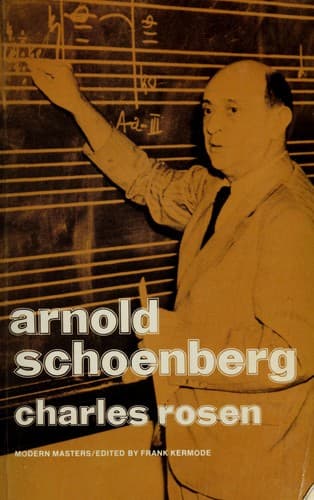 Tapa de Arnold Schoenberg