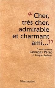 Tapa de Cher, très cher, admirable et charmant ami--