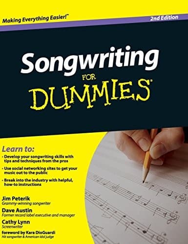 Tapa de Songwriting For Dummies