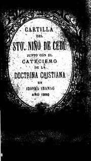 Tapa de Cartilla del Santo niño de Cebú