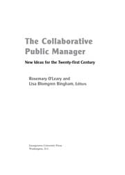 Tapa de The collaborative public manager