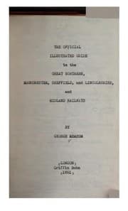 Tapa de The Official Illustrated Guide to the Great Northern Railway: Including the Manchester ..