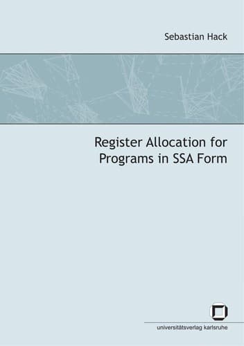 Tapa de Register allocation for programs in SSA form