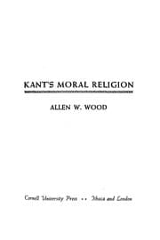 Tapa de Kant's moral religion