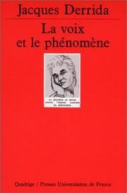 Tapa de La voix et le phénomène