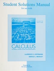 Tapa de Student solutions manual for use with Calculus for business, economics, and the social and life sciences, eighth edition, Laurence D. Hoffmann ... Gerald L. Bradley ...