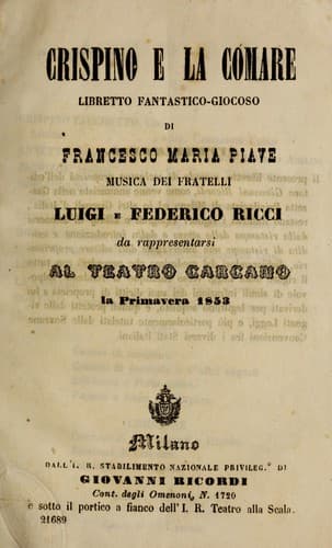 Tapa de Crispino e la comare