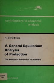 Tapa de A general equilibrium analysis of protection