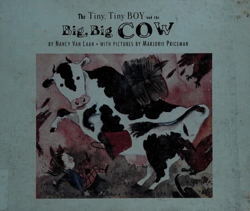 Tapa de The tiny, tiny boy and the big, big cow