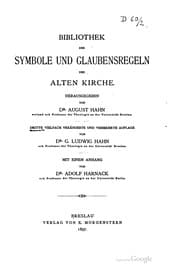 Tapa de Bibliothek der Symbole und Glaubensregeln der alten Kirche