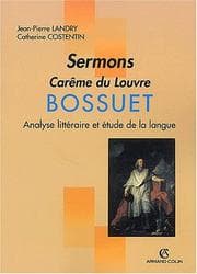 Tapa de Bossuet sermons - careme du louvre