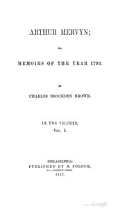 Tapa de The Novels of Charles Brockden Brown: Consisting of Wieland;or, The Transformation. Arthur ..