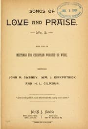 Tapa de Songs of love and praise, no. 3
