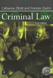 Tapa de Criminal law