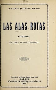 Tapa de Las alas rotas