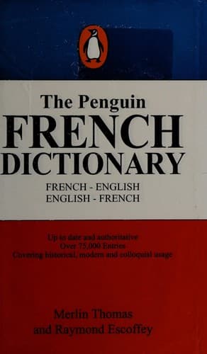 Tapa de The Penguin French dictionary