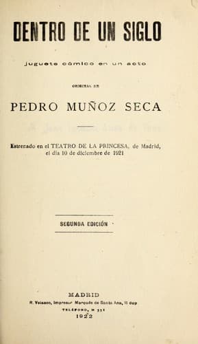Tapa de Dentro de un siglo