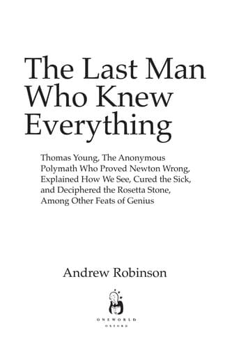 Tapa de The last man who knew everything