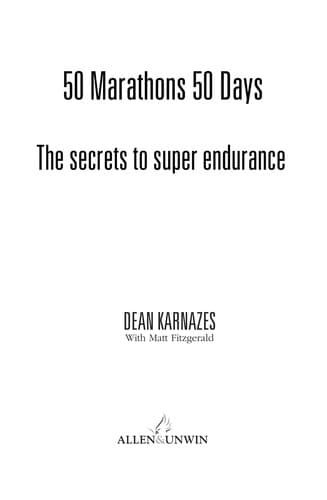 Tapa de 50 marathons 50 days