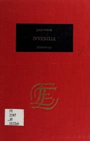 Tapa de Juvenilia