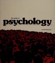 Tapa de The study of psychology