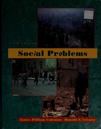 Tapa de Social problems