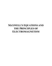 Tapa de Maxwell's equations and the principles of electromagnetism