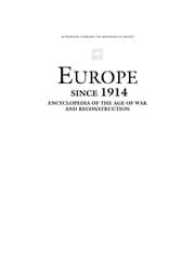 Tapa de Europe Since 1914