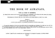 Tapa de The Book of Almanacs: With an Index of Reference, by which the Almanac May be Found for Every ..