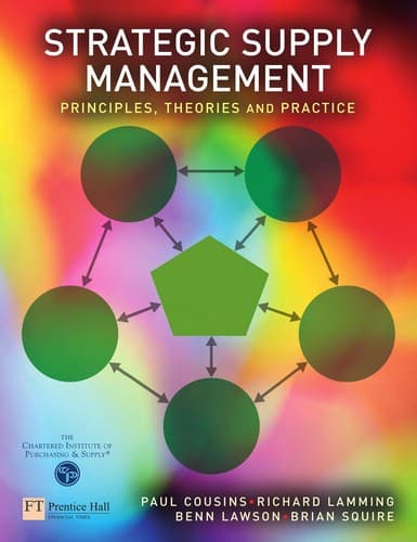 Tapa de Strategic supply management
