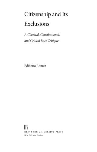 Tapa de Citizenship and its exclusions