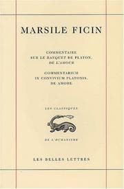 Tapa de Commentaire Sur le Banquet de Platon, de l'Amour