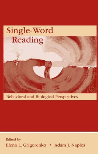 Tapa de Single-word reading