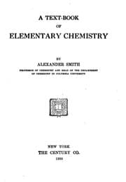 Tapa de A Text-book of Elementary Chemistry