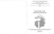 Tapa de Einleitung in die Sanherib-Inschriften