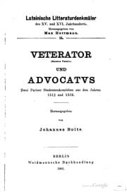 Tapa de Veterator (Maistre Patelin) und Advocatvs