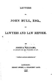 Tapa de Letters to John Bull, Esq., on Lawyers and Law Reform