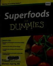 Tapa de Superfoods for dummies
