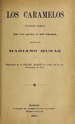 Tapa de Los caramelos