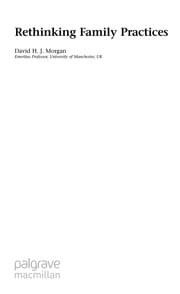 Tapa de Rethinking family practices