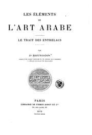 Tapa de Les éléments de l'art arabe