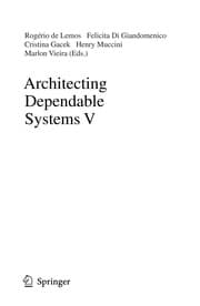 Tapa de Architecting Dependable Systems V