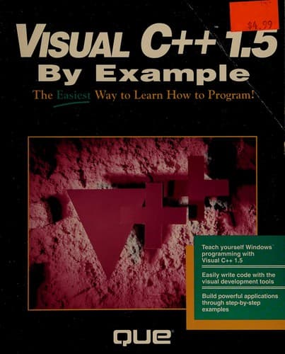 Tapa de Visual C++ 1.5 by example