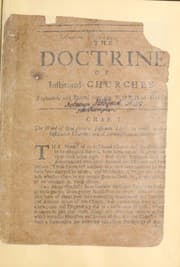 Tapa de The doctrine of instituted churches