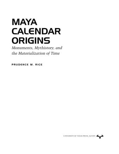 Tapa de Maya calendar origins
