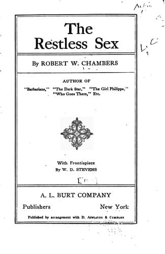 Tapa de The restless sex