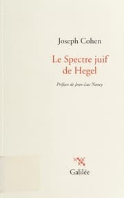 Tapa de Le spectre juif de Hegel