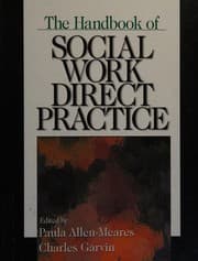Tapa de The handbook of social work direct practice