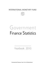 Tapa de Government Finance Statistics Yearbook 2010