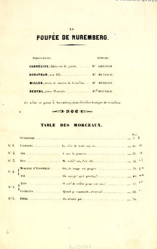 Tapa de La poupée de Nuremberg